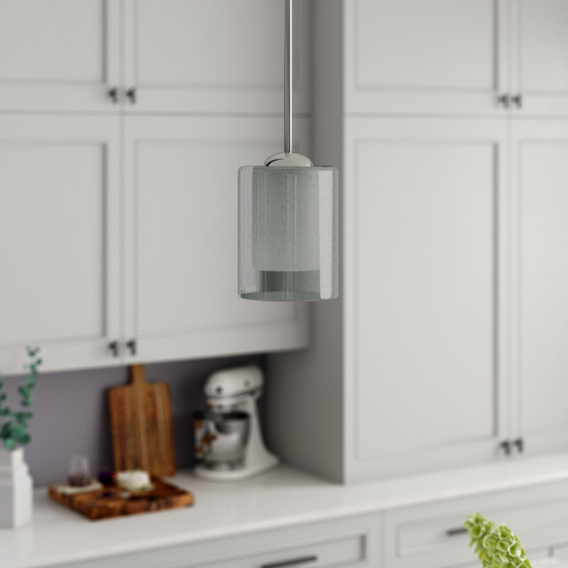 Saver 1 - Light Single Pendant, Satin Nickel
