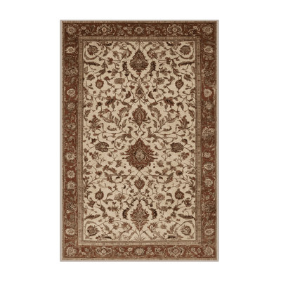 Tapis brun lavable à la machine