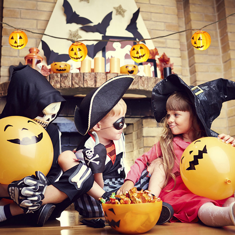 Guirlande de lanternes d'Halloween citrouille d'Halloween