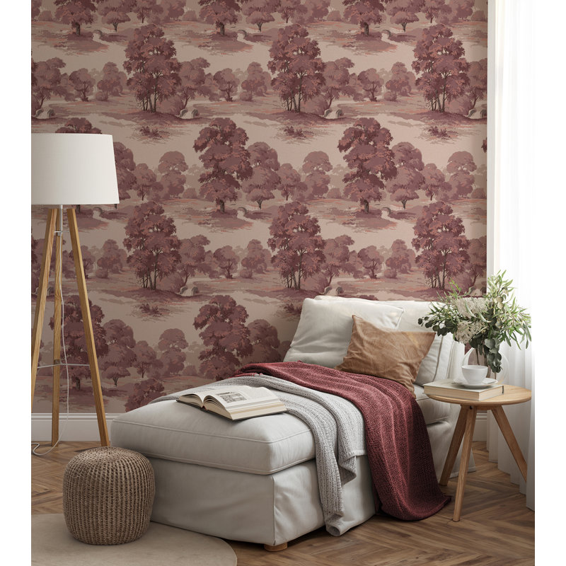 Papier peint Sherwood Glade, Rouge