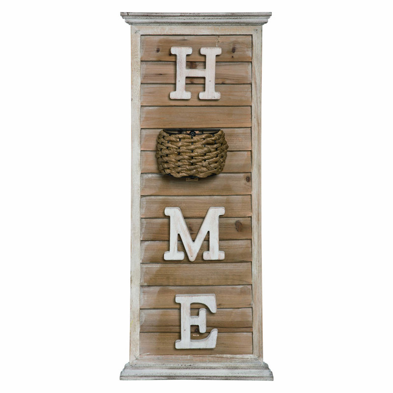  Panier en bois 27,75 po