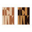" Hues Of Geometry " by Romina Gadler 2 - Pieces on-705865734-705865735