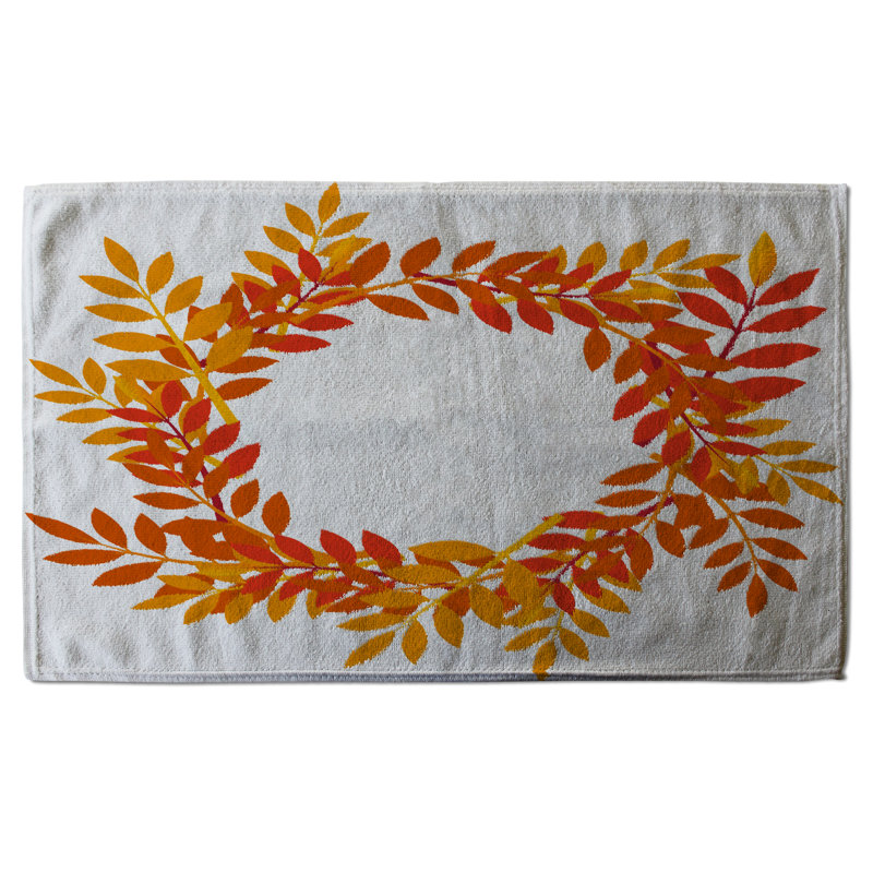 Cotton Floral Waffle Tea Towel Kitchen Towel