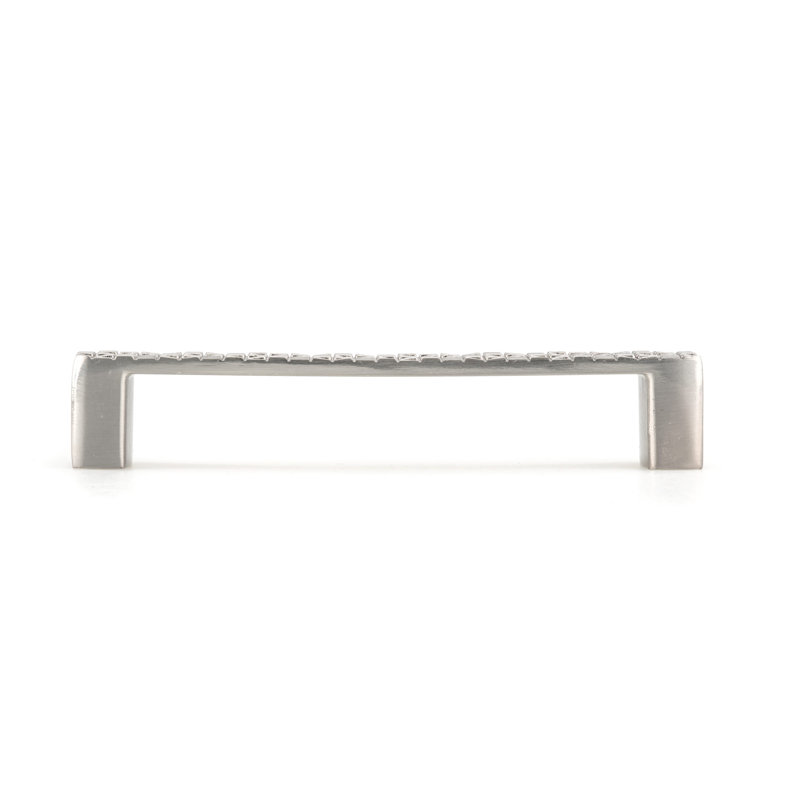 Poignée barre / poignée en métal, Nickel brossé, 5 1/6"