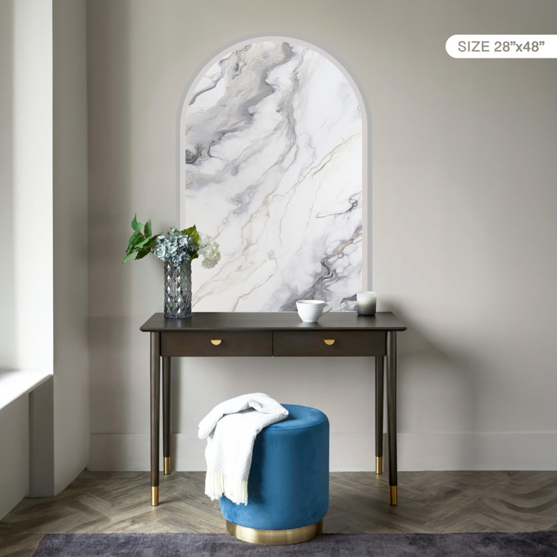 Adhésif décoratif marbré, adhésif décoratif non-mural,  H 48 po x l 28 po
