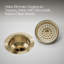 Duostrainer Sink drain and strainer with tailpiece-437255712