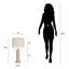 Lampe de table Travertine Elegance - Or doux - Ensemble de 2
