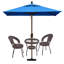 Parasol de marché carré 6 pi Nahlani-267458426