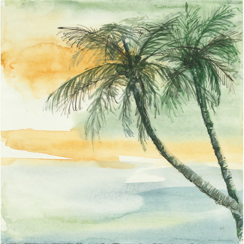 Island Sunset II, H 12 po x l 12 po x P 1,25 po