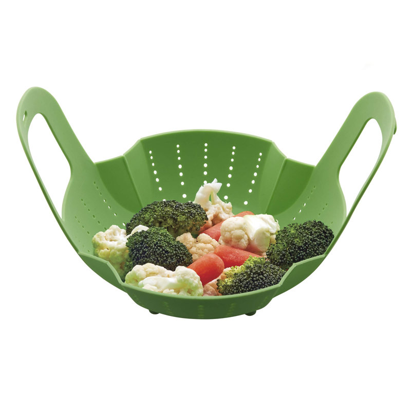 Instant Pot Official Silicone Steamer Basket with Handles - Green