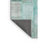 Tapis bleu ciel/crème contemporain Quattro-1853587245