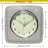 Orrwell Square Plastic Wall Clock 9.25 Inches-112014319