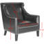 Fauteuil de 29,5 po de largeur