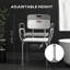 Chaise de douche avec dossier et accoudoirs