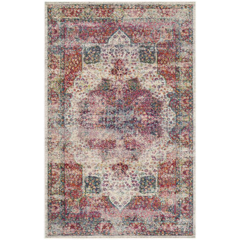 Grier Oriental Hand Woven Area Rug, Rectangle 122 x 183 cm