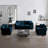 Athenia Chenille Fabric Upholstered Sofa Chat Set-1972328456