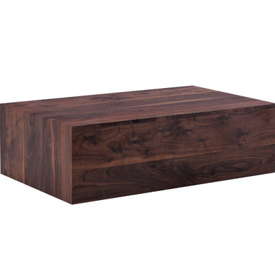 Walnut Wood Grain Coffee Table, 12 Inch High - 39.3*23.6 Inch, Versatile Use 39.3*23.6*12 Finish Enhances Home Luxury Feel