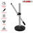 5 Core Desk Microphone Stand Height and Angle Adjustable Desktop Mic Stand Table Mic Holder with Round Metal Base