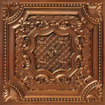 Pavillon élisabéthain de 2 pi x 2 pi Tuile de plafond à poser ou à coller
