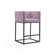 Upholstered Counter Stool with Metal Frame