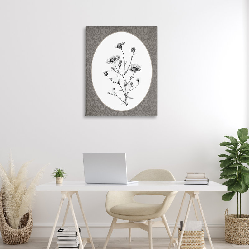 Art mural sur toile, "Wild Daisies", H 40 po x l 30 po