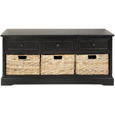 Adayla Damien 3 Drawer Storage Bench
