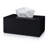 Rectangular Tissue Box Cover – Heavy Facial Tissue Box Cover With Modern Matte Black Finish – Matte Black Collection