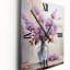 Lilas Lavande Serenade II - Horloges murales florales-99631972