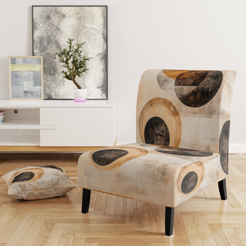 Fauteuil de chambre Abstract Shapes, Pantoufle sans accoudoirs