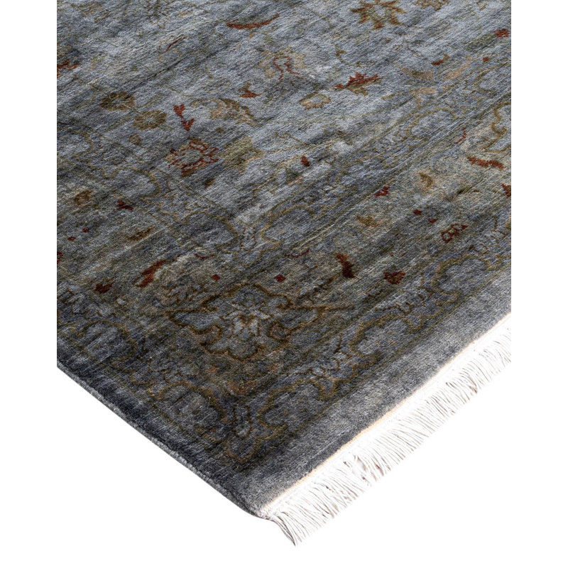Overyed One-of-a-Kind Rectangle 4'2" X 6'5" Hand Knotted Area Rug
