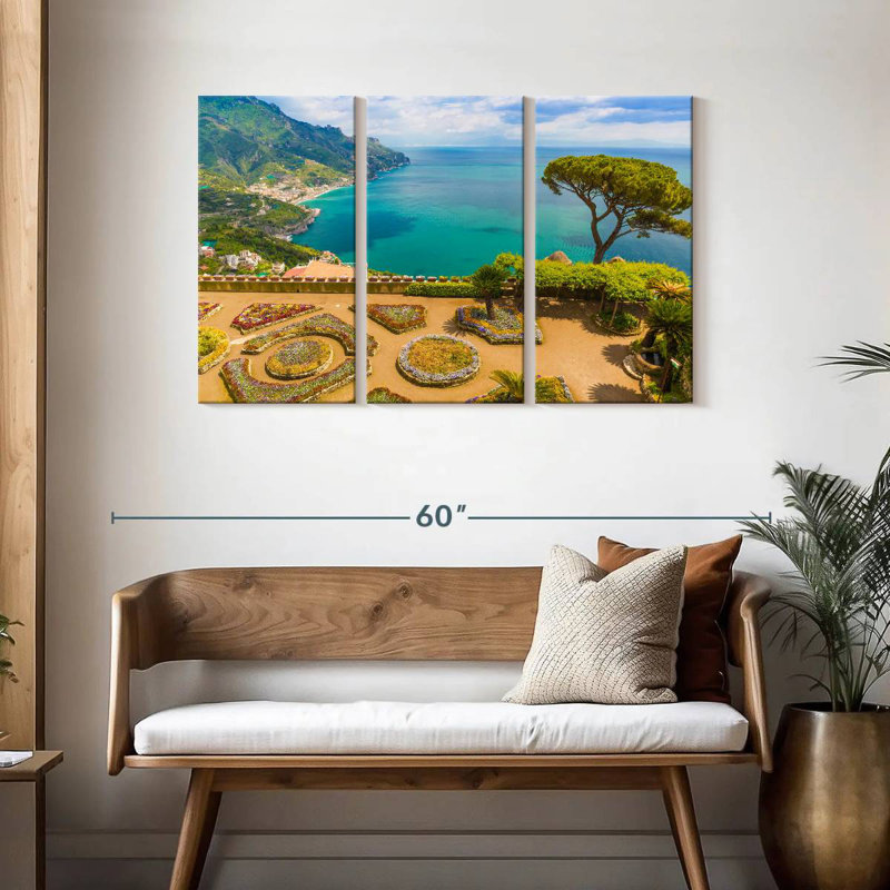 Gillard Perspectives Villa Rufolo, H 28 po x l 45 po