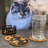 Cork Round 6 Piece Coaster Set With Holder