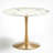 Jmya Round Metal Base Dining Table