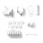 Teamson Select Piece Pasta Press Attachment Set