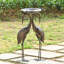 Grande statue de jardin en métal 30 po