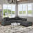 Easton Upholstered L-Shaped Sectional Right Hand Facing-1319502086