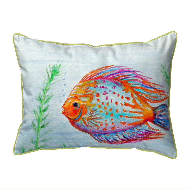 Fish Outdoor Rectangular Pillow Cover & Insert, Extra Large