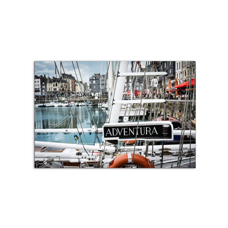 Honfleur by Art Studio 53×80 cm MetalArt Materic Aluminum Satin Effect, Frameless Panel, Lightweight Ready to Hang
