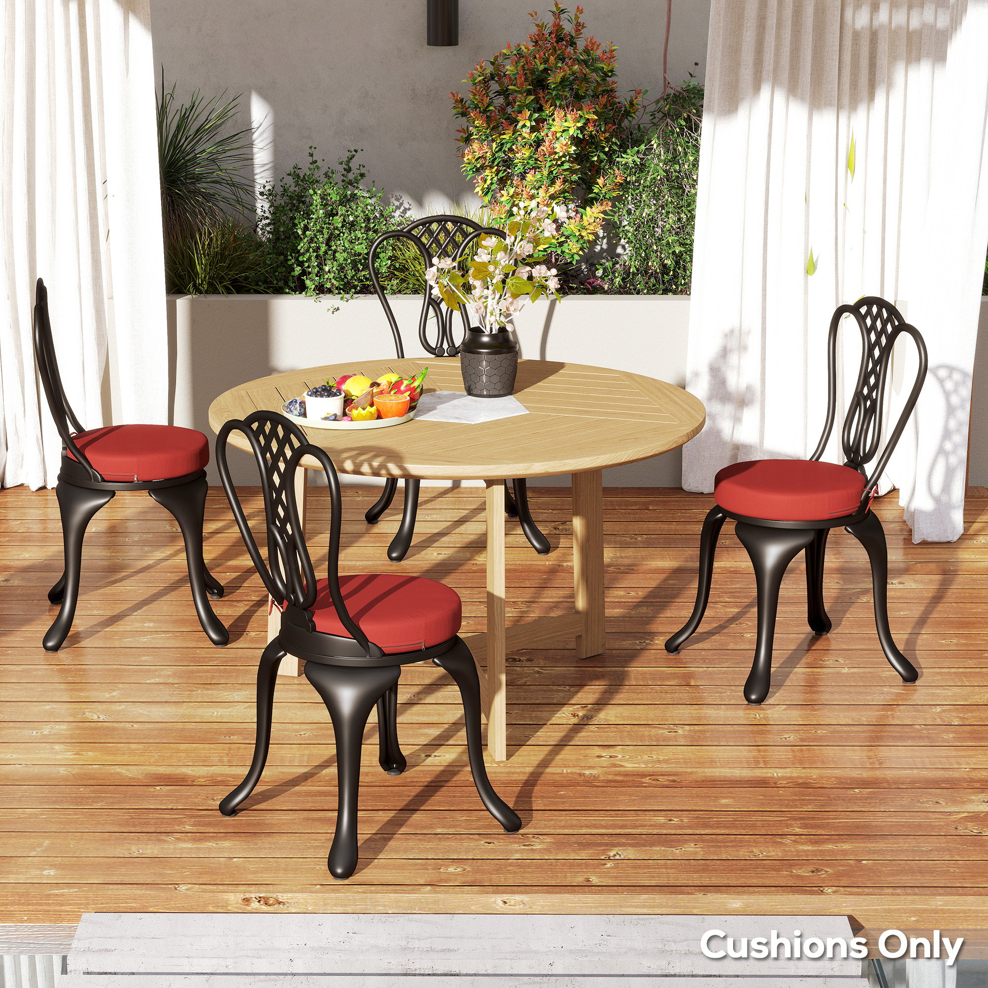 seat cushions backyard creations chair covers