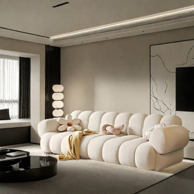 Piano Keys Fabric Sofa