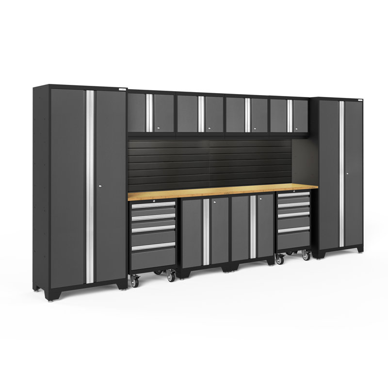 Bold Series 12 Piece Complete Storage System Set, Gray