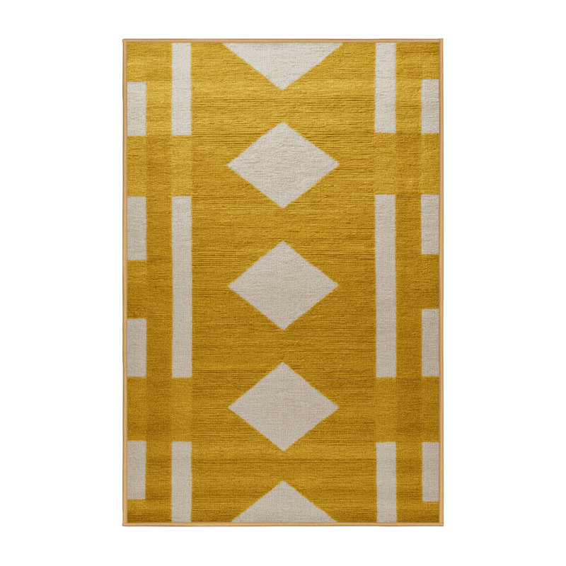 Machine Washable Botanical Brown Area Rug, Rectangle 2' x 3'