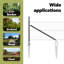 Vidaxl Fence With Posts PVC-Coated Steel-116797912-116797919