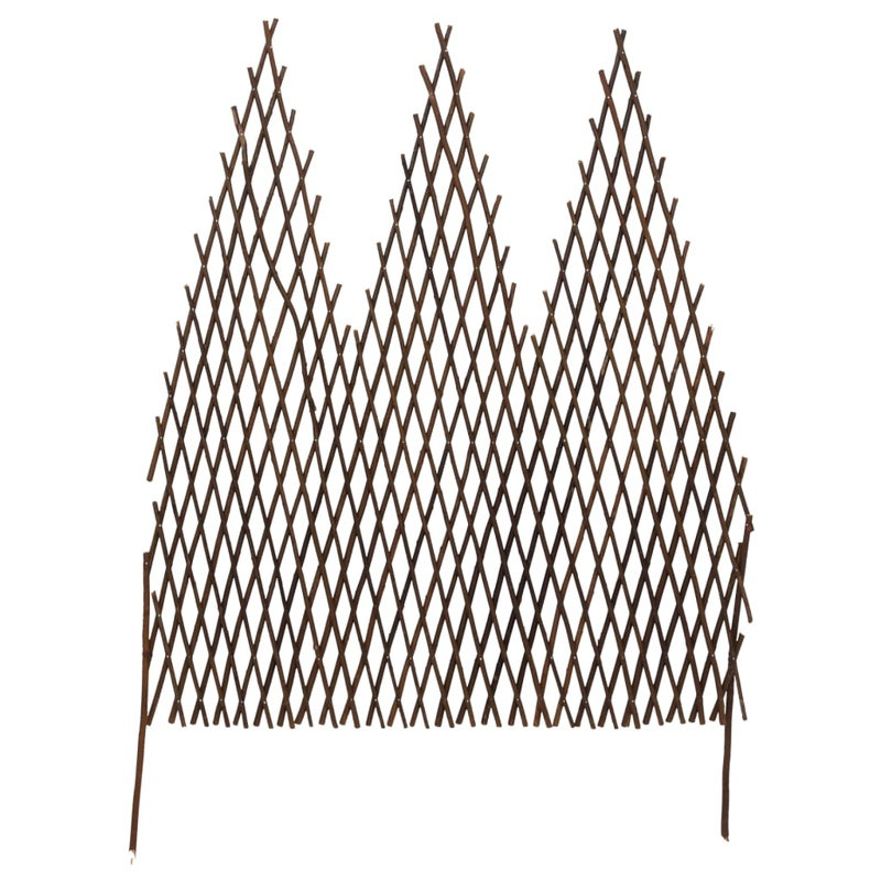 Marvine 105cm H x 170cm W Silver Bamboo Fence Panels