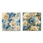 Lorrain - Ensemble de 2 reproductions carrées de motifs abstraits botaniques-102682261