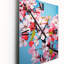 Horloge murale rose-99630469