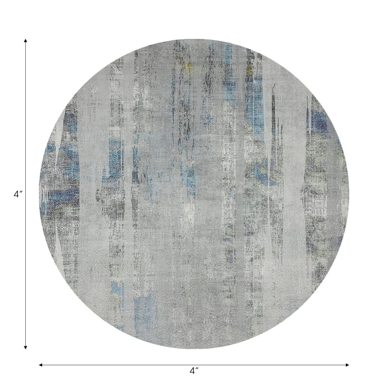 Sous-verres ronds en cuir Birch Opulence, Opulence