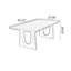 Table de salle à manger rectangulaire en bois manufacturé brun-1643473437