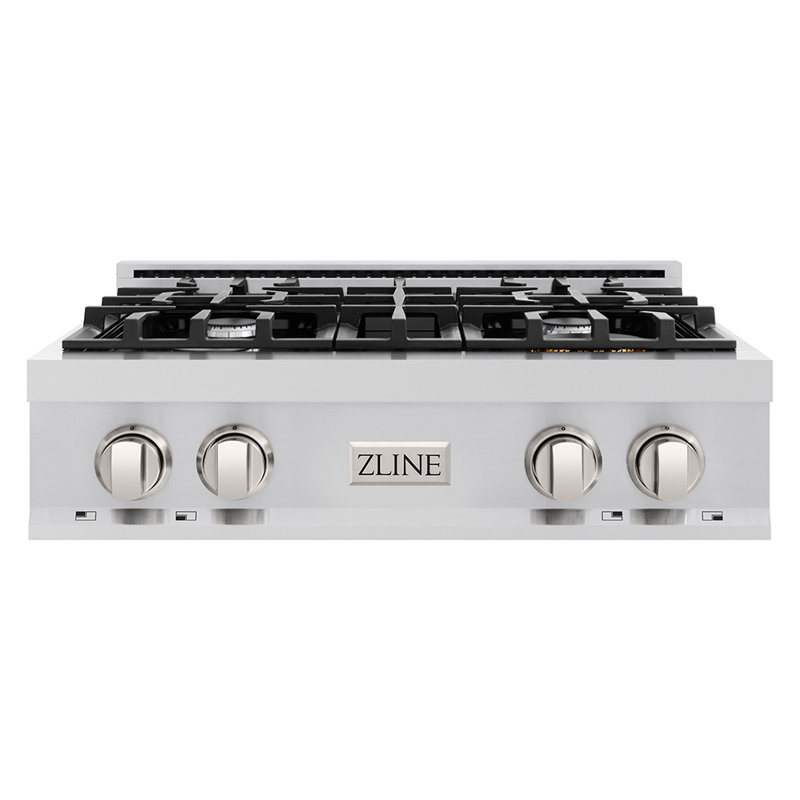 30" Natural Gas Cooktop with 4 Burners