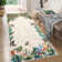 Cute Machine Washable Rug with Non-Slip Backing Non-Shedding Foldable Soft Low Pile Indoor Carpet for Playroom Bedroom